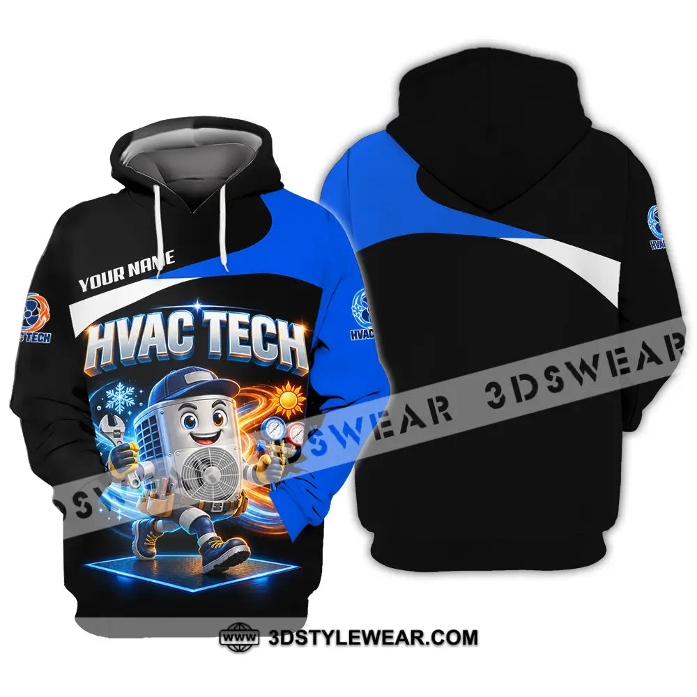 Unisex Shirt - Custom HVAC Tech Shirt - Hoodie / S - T-shirt