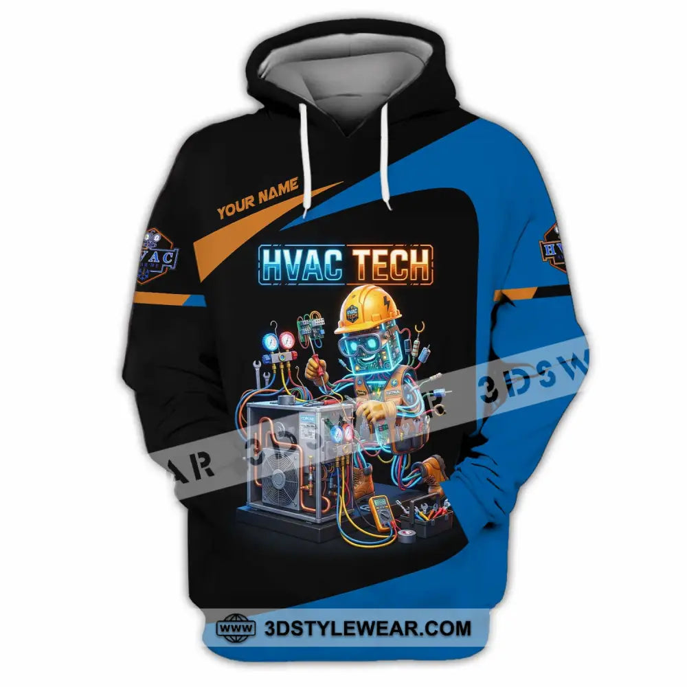 Unisex Shirt - Custom HVAC Tech Shirt - Hoodie / S - T-shirt