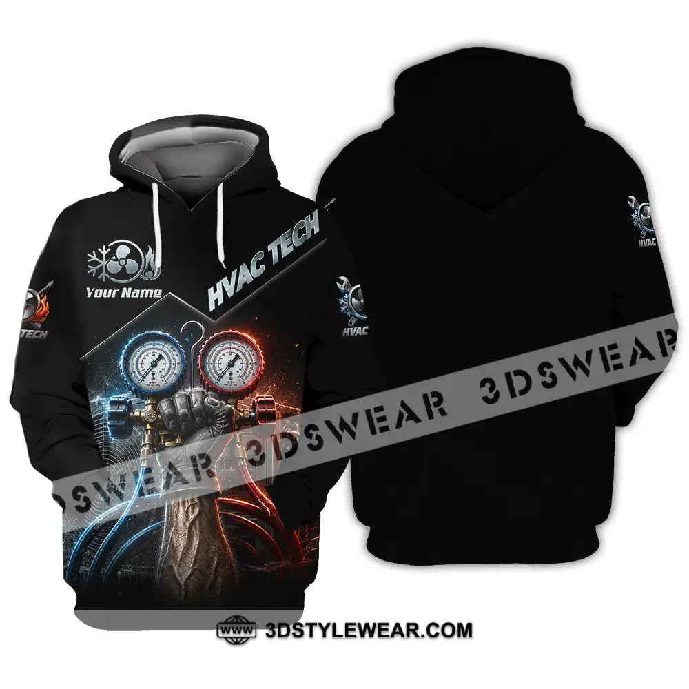 Unisex Shirt - Custom HVAC Tech Shirt - Hoodie / S - T-shirt