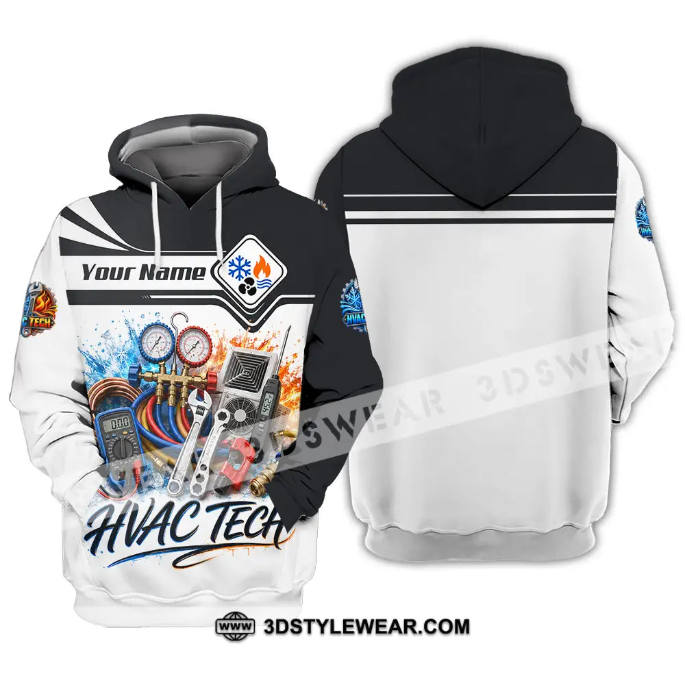 Unisex Shirt - Custom Hvac Tech Shirt - Hoodie / S - T-shirt