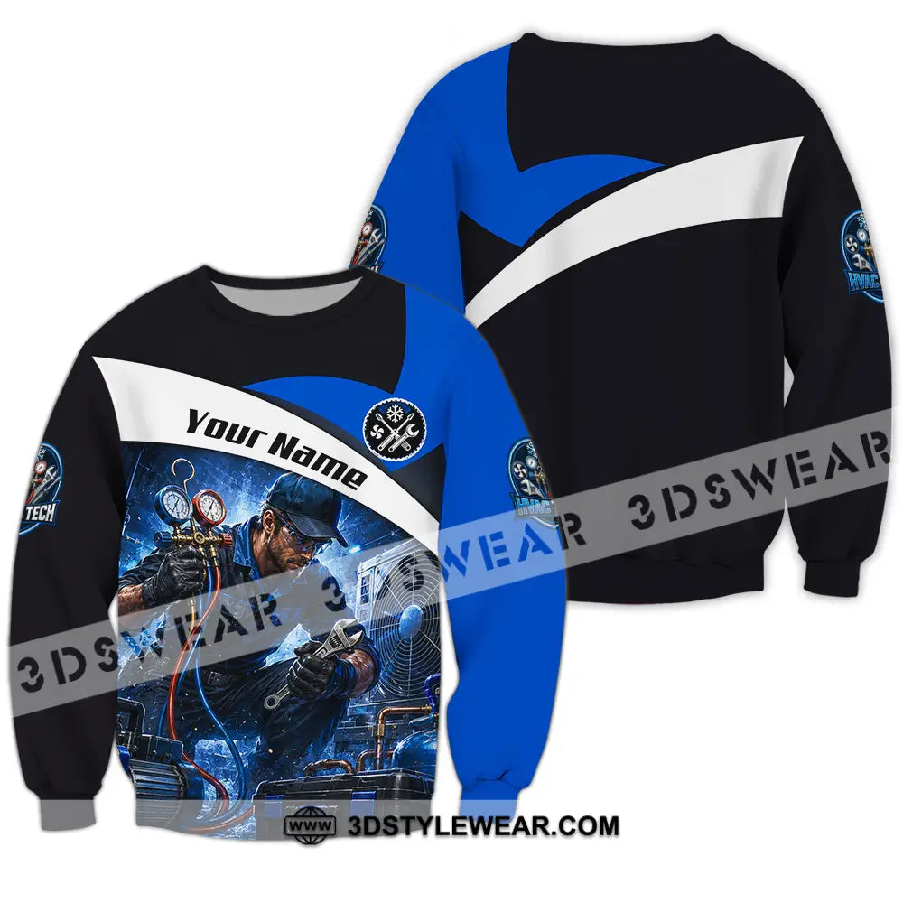 Unisex Shirt - Custom HVAC Tech Shirt - Long Sleeve / S - T-shirt