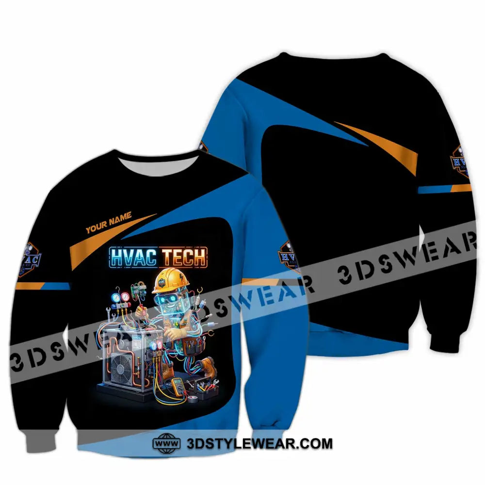 Unisex Shirt - Custom HVAC Tech Shirt - Long Sleeve / S - T-shirt