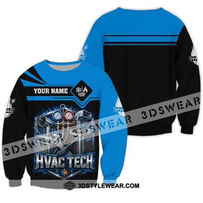 Unisex Shirt - Custom Hvac Tech Shirt - Long Sleeve / S - T-shirt