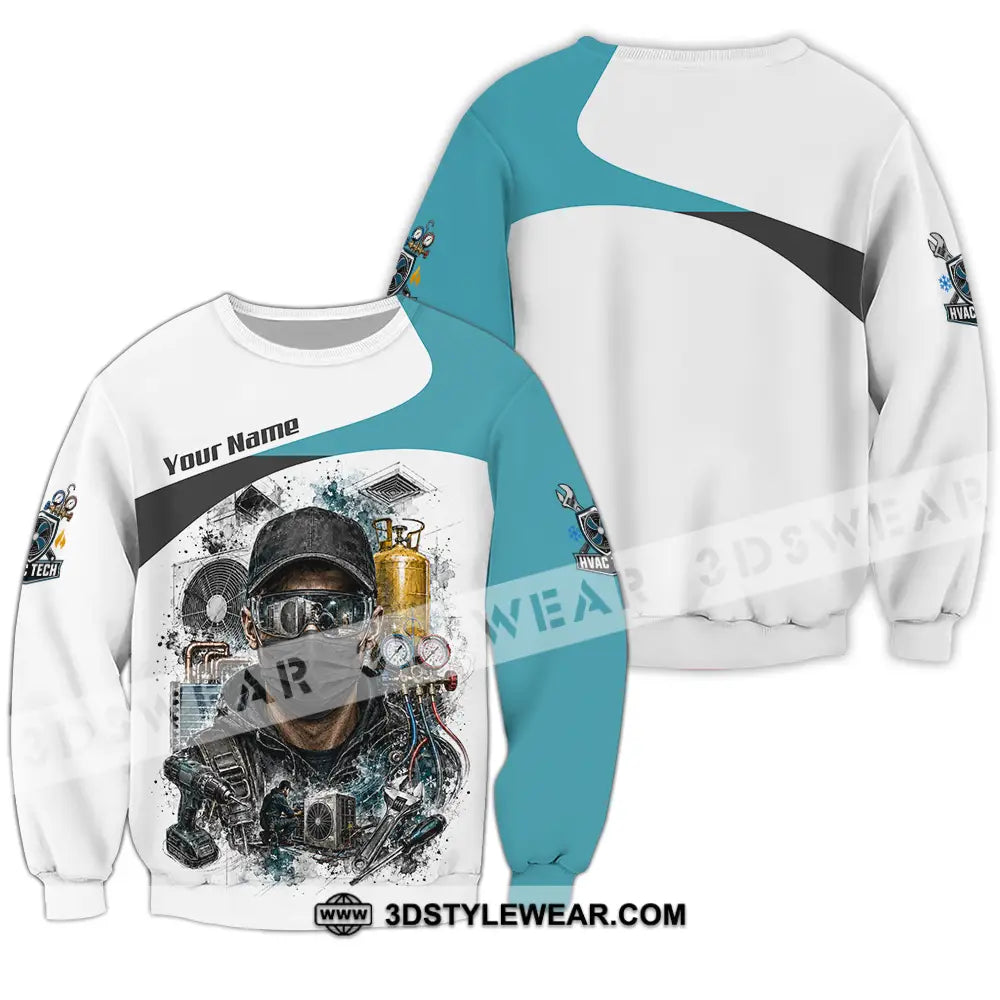 Unisex Shirt - Custom HVAC Tech Shirt - Long Sleeve / S - T-shirt