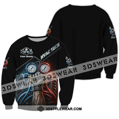 Unisex Shirt - Custom HVAC Tech Shirt - Long Sleeve / S - T-shirt