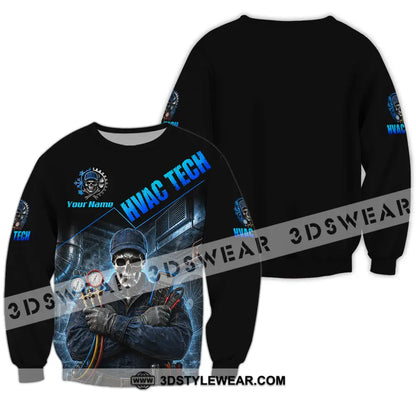 Unisex Shirt - Custom HVAC Tech Shirt - Long Sleeve / S - T-shirt