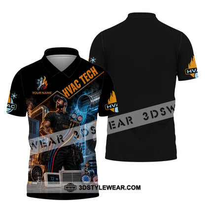Unisex Shirt - Custom Hvac Tech Shirt - Polo Shirt / S - T-shirt