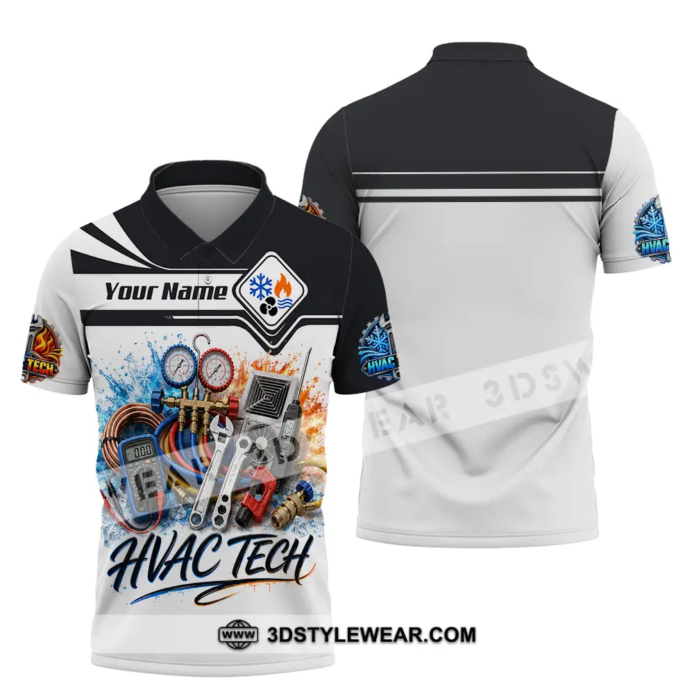 Unisex Shirt - Custom Hvac Tech Shirt - Polo Shirt / S - T-shirt