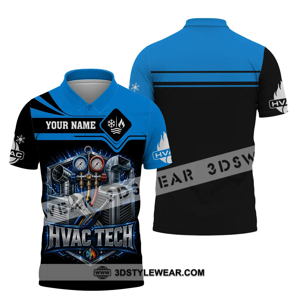 Unisex Shirt - Custom Hvac Tech Shirt - Polo Shirt / S - T-shirt