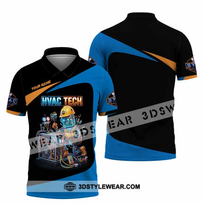 Unisex Shirt - Custom HVAC Tech Shirt - Polo Shirt / S - T-shirt