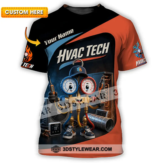 Unisex Shirt - Custom Hvac Tech Shirt style option 1