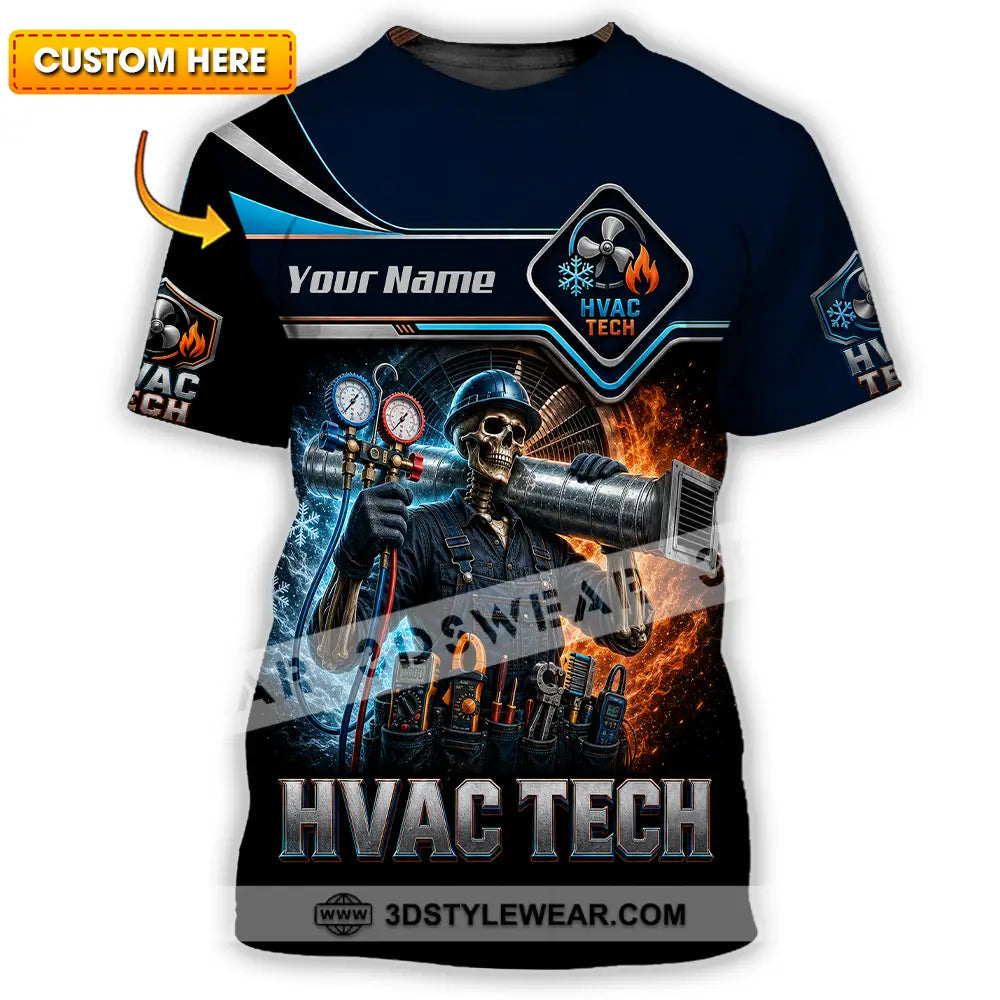 Unisex Shirt - Custom HVAC Tech Shirt - T-shirt