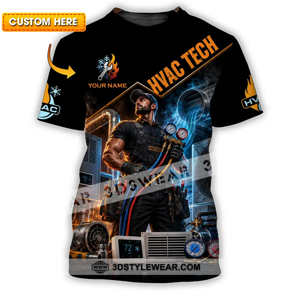 Unisex Shirt - Custom Hvac Tech Shirt - T-shirt