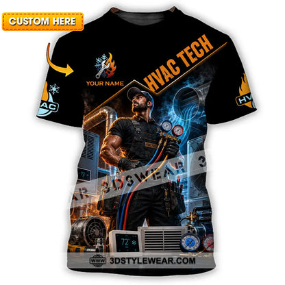 Unisex Shirt - Custom Hvac Tech Shirt - T-shirt