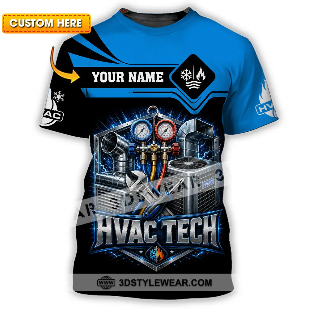 Unisex Shirt - Custom Hvac Tech Shirt - T-shirt