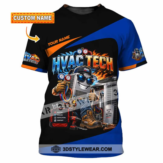 Unisex Shirt - Custom HVAC Tech Shirt style option 1
