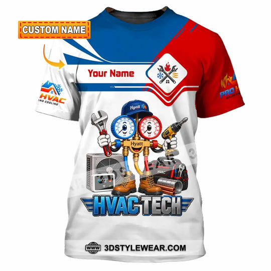 Unisex Shirt - Custom HVAC Tech Shirt style option 1