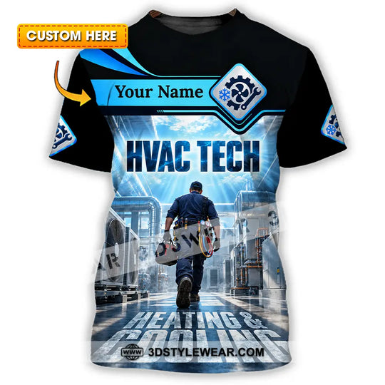 Unisex Shirt - Custom HVAC Tech Shirt style option 1
