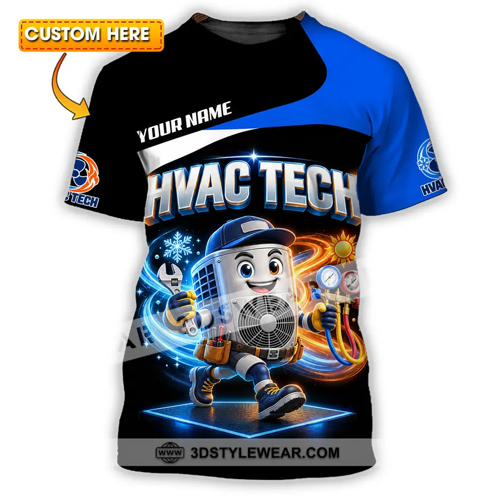 Unisex Shirt - Custom HVAC Tech Shirt - T-shirt