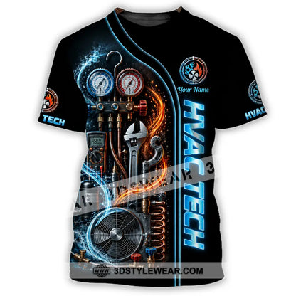 Unisex Shirt - Custom HVAC Tech Shirt - T-Shirt / S - T-shirt