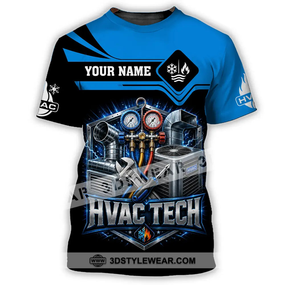 Unisex Shirt - Custom Hvac Tech Shirt - T-Shirt / S - T-shirt