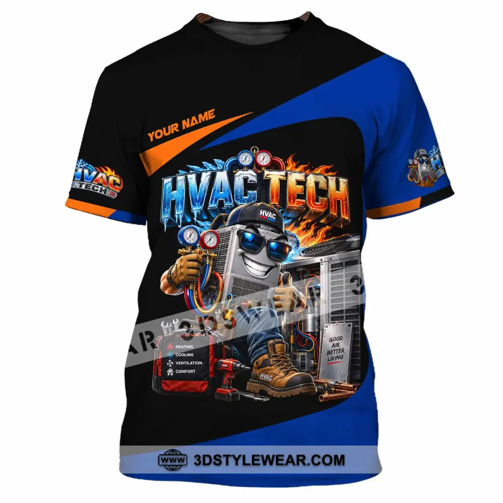 Unisex Shirt - Custom HVAC Tech Shirt - T-Shirt / S - T-shirt