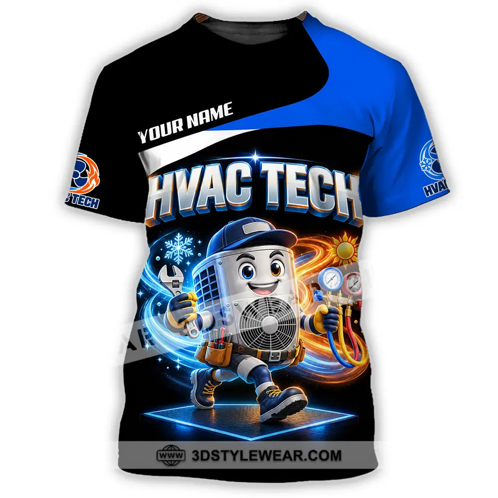 Unisex Shirt - Custom HVAC Tech Shirt - T-Shirt / S - T-shirt