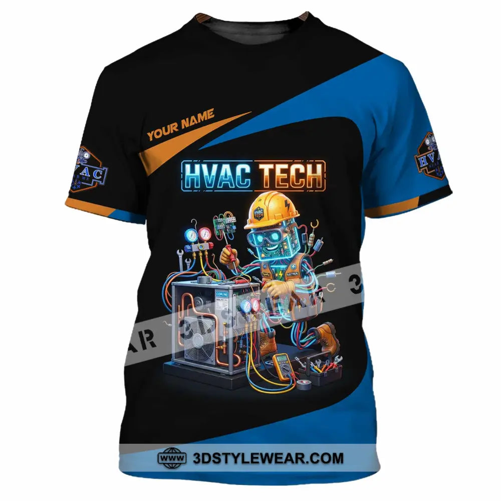 Unisex Shirt - Custom HVAC Tech Shirt - T-Shirt / S - T-shirt