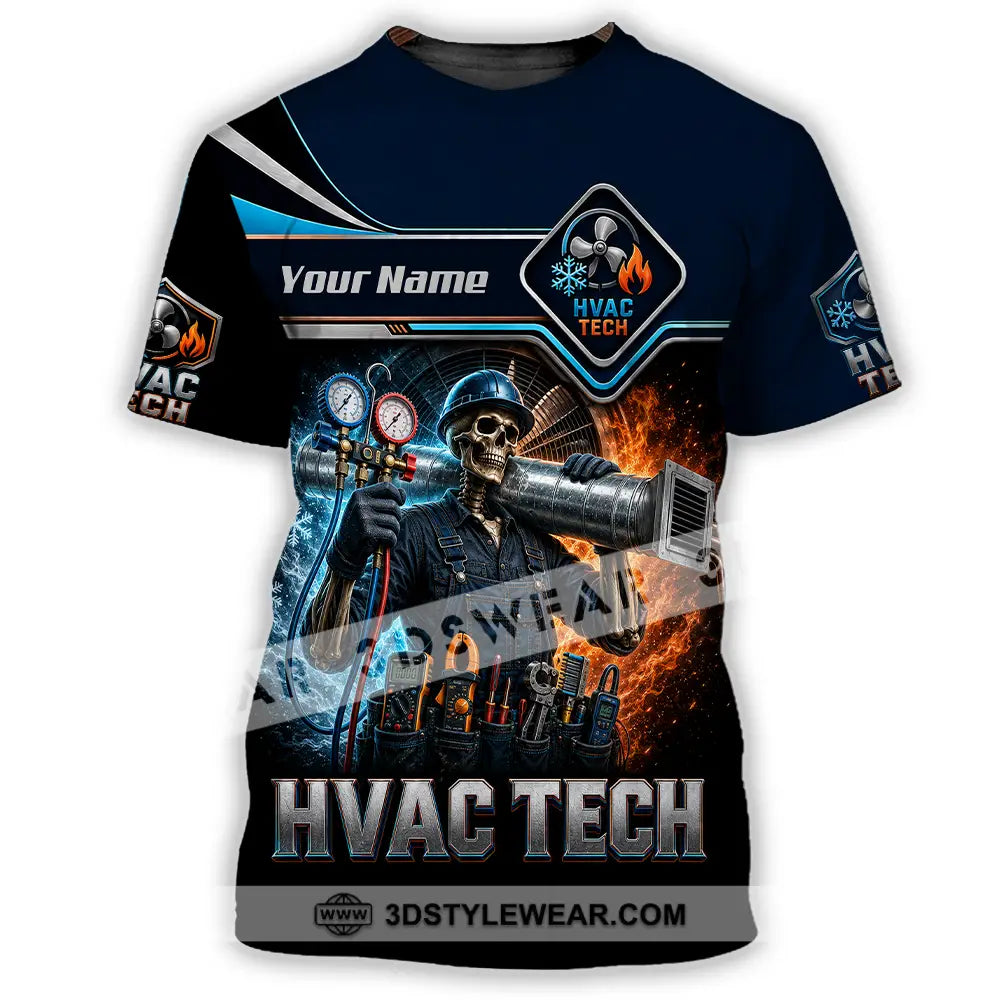 Unisex Shirt - Custom HVAC Tech Shirt - T-Shirt / S - T-shirt