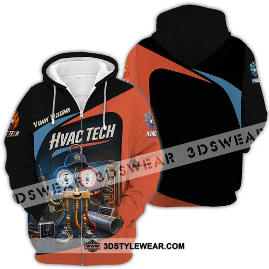 Unisex Shirt - Custom Hvac Tech Shirt style option 4