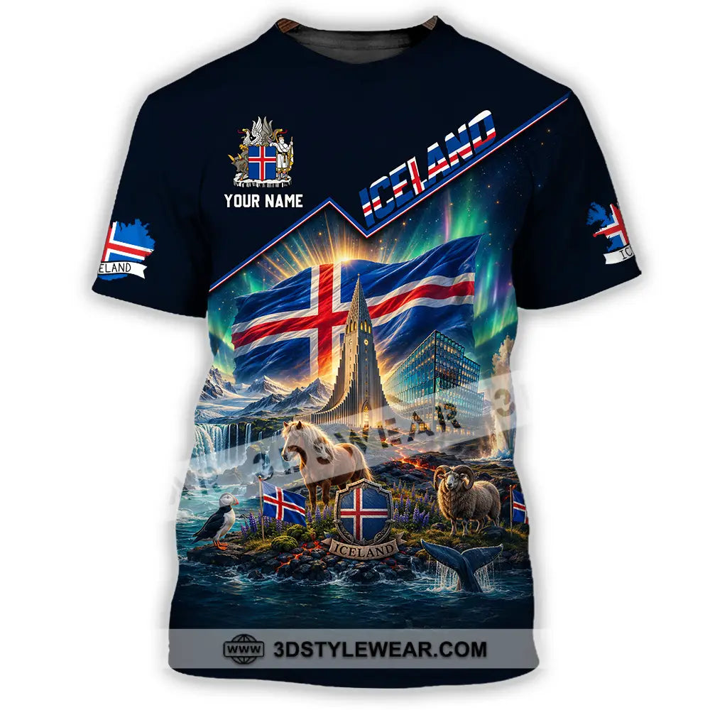 Unisex Shirt - Custom Iceland Shirt - T-Shirt / S - T-shirt