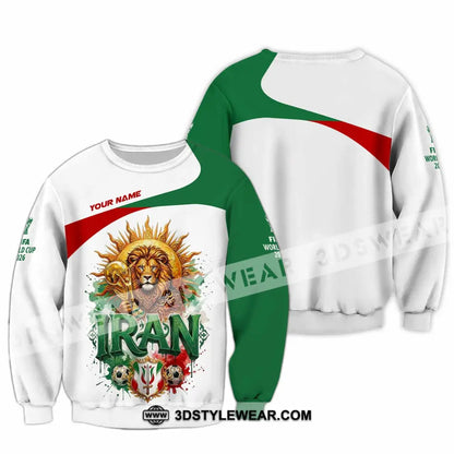 Unisex Shirt - Custom Iran World Cup 2026 3D Shirt - Long Sleeve / S - T-shirt
