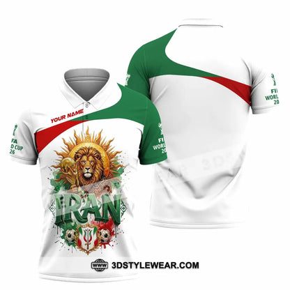 Unisex Shirt - Custom Iran World Cup 2026 3D Shirt - Polo Shirt / S - T-shirt