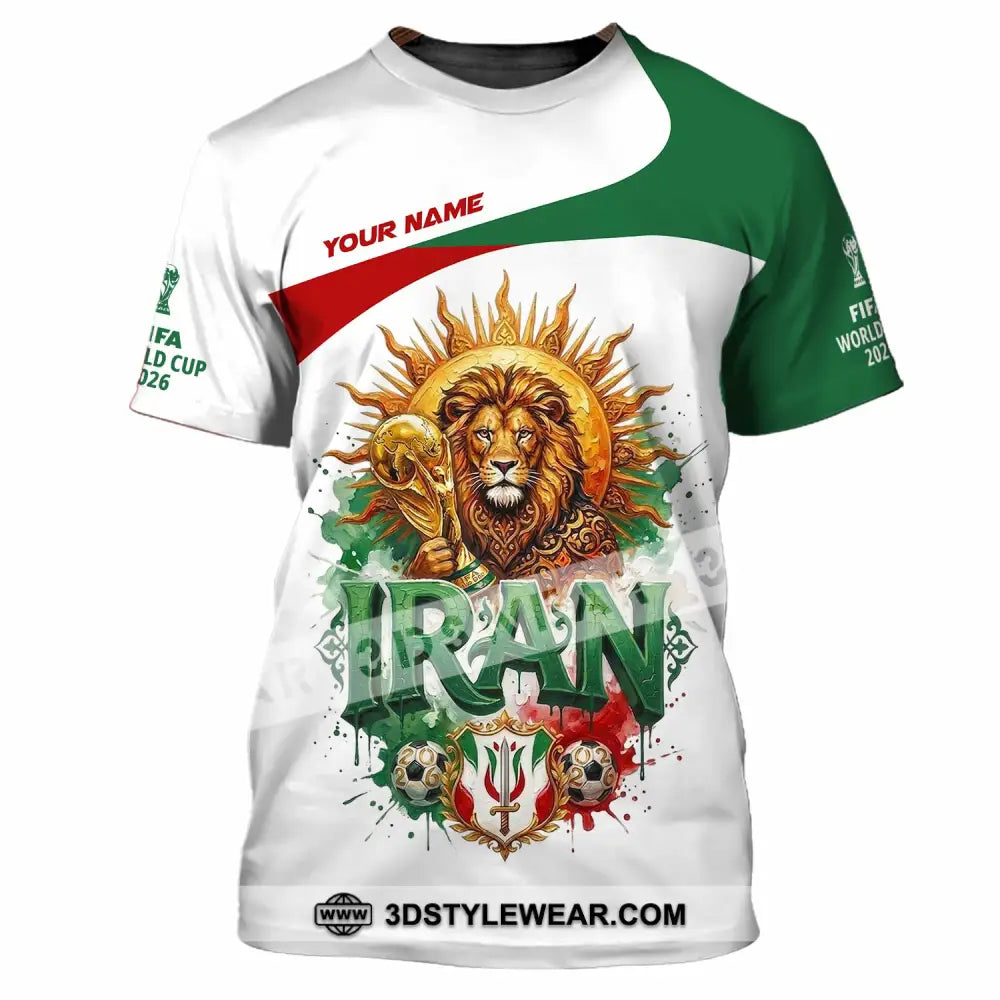 Unisex Shirt - Custom Iran World Cup 2026 3D Shirt - T-Shirt / S - T-shirt