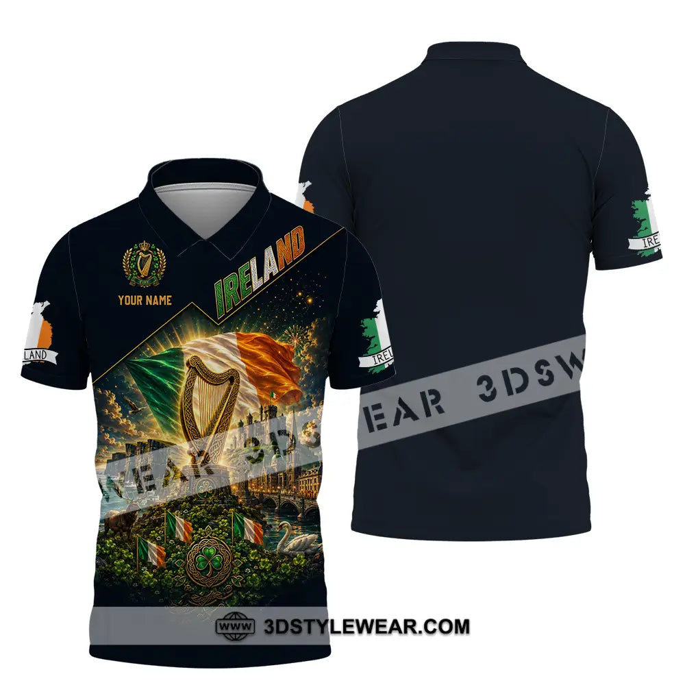 Unisex Shirt - Custom Ireland Shirt - Polo Shirt / S - T-shirt