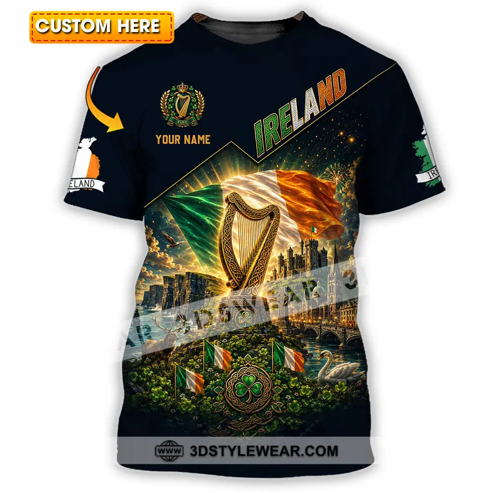 Unisex Shirt - Custom Ireland Shirt - T-shirt