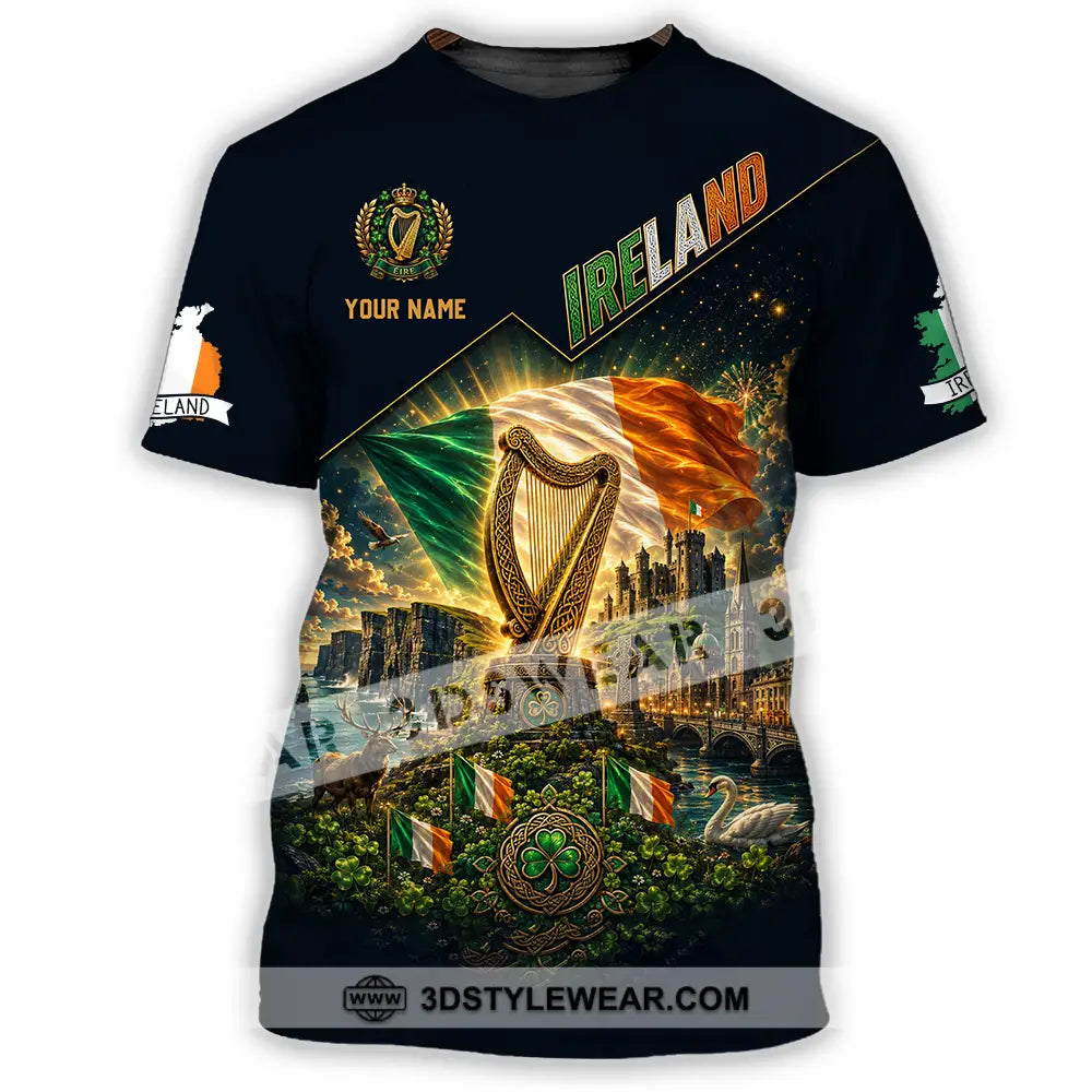 Unisex Shirt - Custom Ireland Shirt - T-Shirt / S - T-shirt