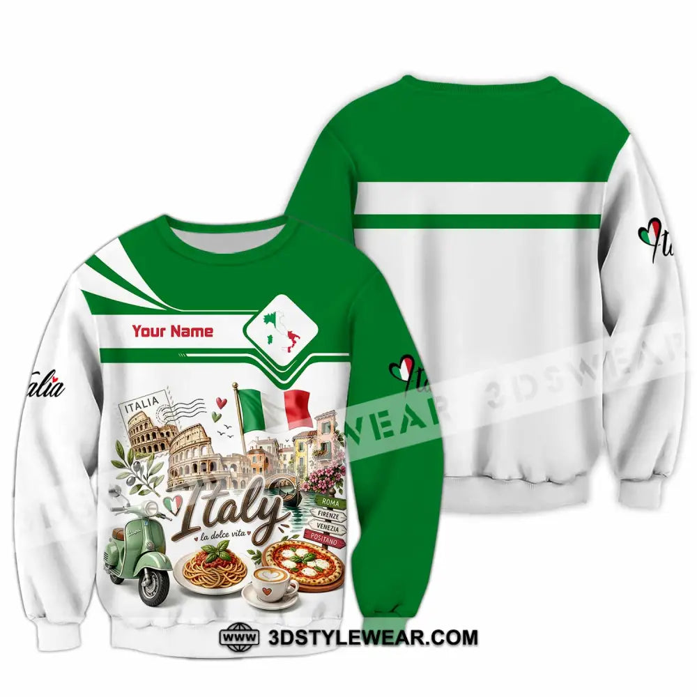Unisex Shirt - Custom Italy Shirt - Long Sleeve / S - T-shirt