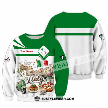 Unisex Shirt - Custom Italy Shirt - Long Sleeve / S - T-shirt