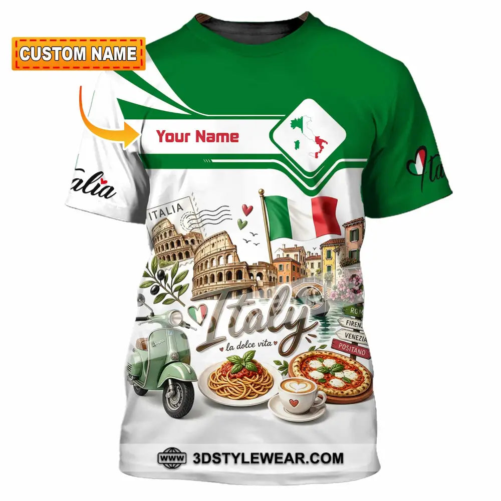 Unisex Shirt - Custom Italy Shirt - T-shirt