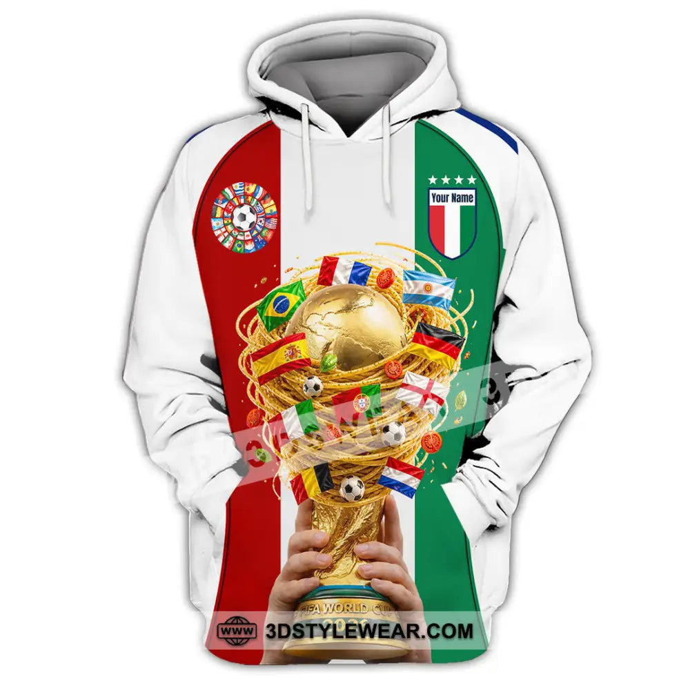 Unisex Shirt - Custom Italy World Cup 2026 Shirt - Hoodie / S - T-shirt