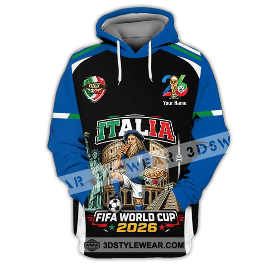 Unisex Shirt - Custom Italy World Cup 2026 Shirt style option 2