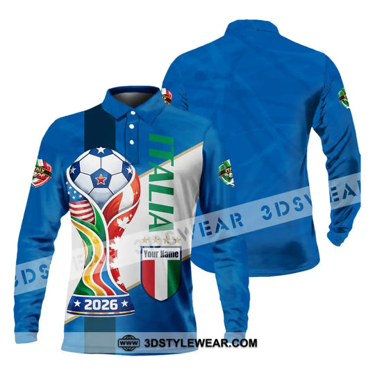 Unisex Shirt - Custom Italy World Cup 2026 Shirt style option 4