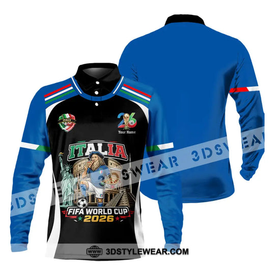 Unisex Shirt - Custom Italy World Cup 2026 Shirt style option 4