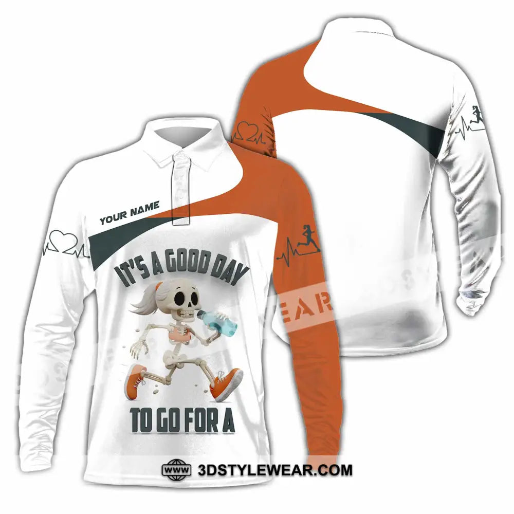 Unisex Shirt - Custom It’s A Good Day To Go For A Shirt - Long Sleeve Polo / S - T-shirt