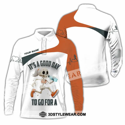 Unisex Shirt - Custom It’s A Good Day To Go For A Shirt - Long Sleeve Polo / S - T-shirt