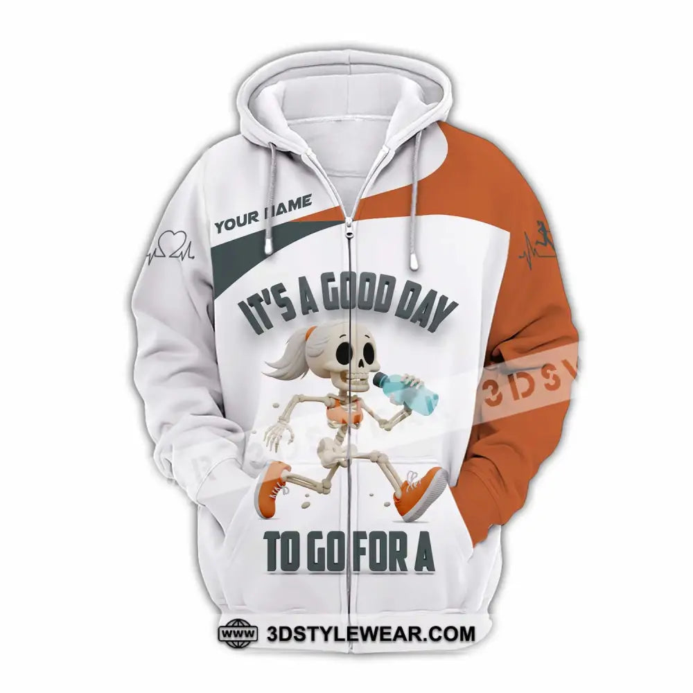 Unisex Shirt - Custom It’s A Good Day To Go For A Shirt - Zipper Hoodie / S - T-shirt