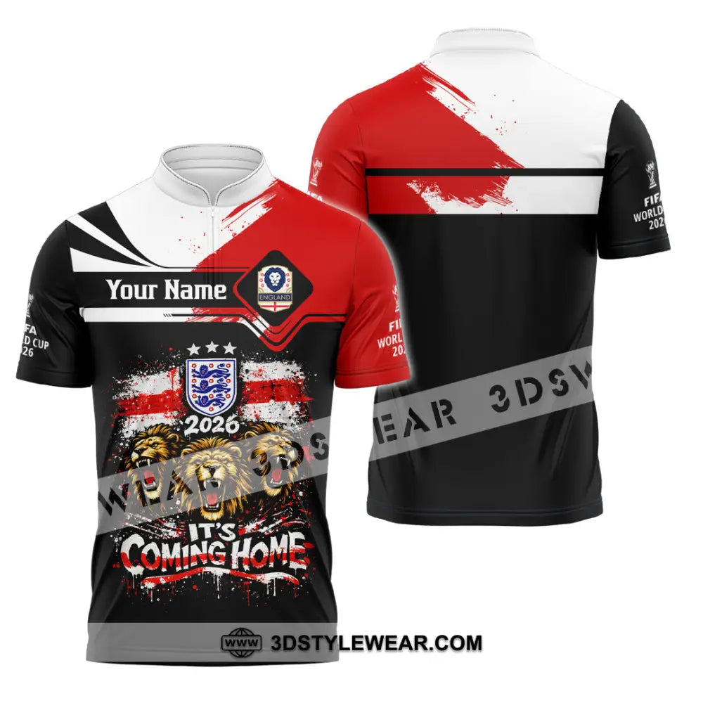Unisex Shirt - Custom It’s Coming World Cup 2026 Shirt - Zipper Polo Shirt / S - T-shirt