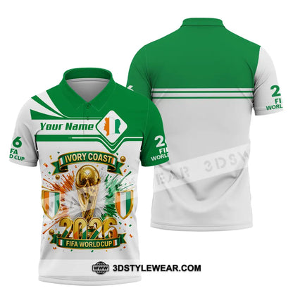 Unisex Shirt - Custom Ivory Coast World Cup 2026 Shirt - Polo Shirt / S - T-shirt