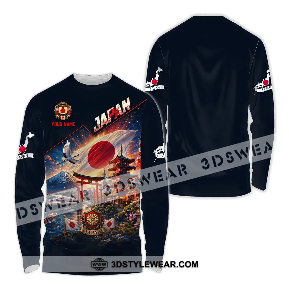 Unisex Shirt - Custom Japan Shirt - Long Sleeve Shirt / S - T-shirt